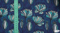Preview: Modal Poppyfield blau blue Lillestoff