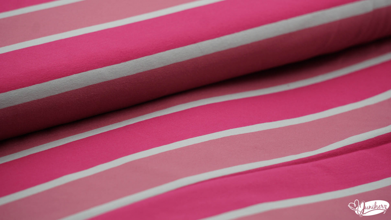 JERSEY -big stripes pink rosa grau