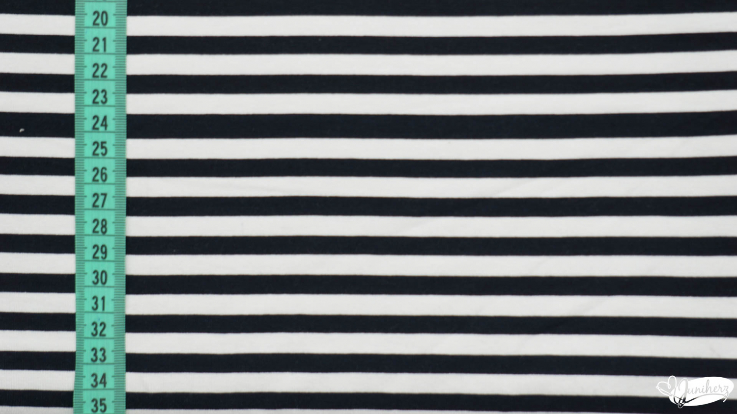 Viskosejersey - St. Tropez - Sommerjersey - stripes navy/white