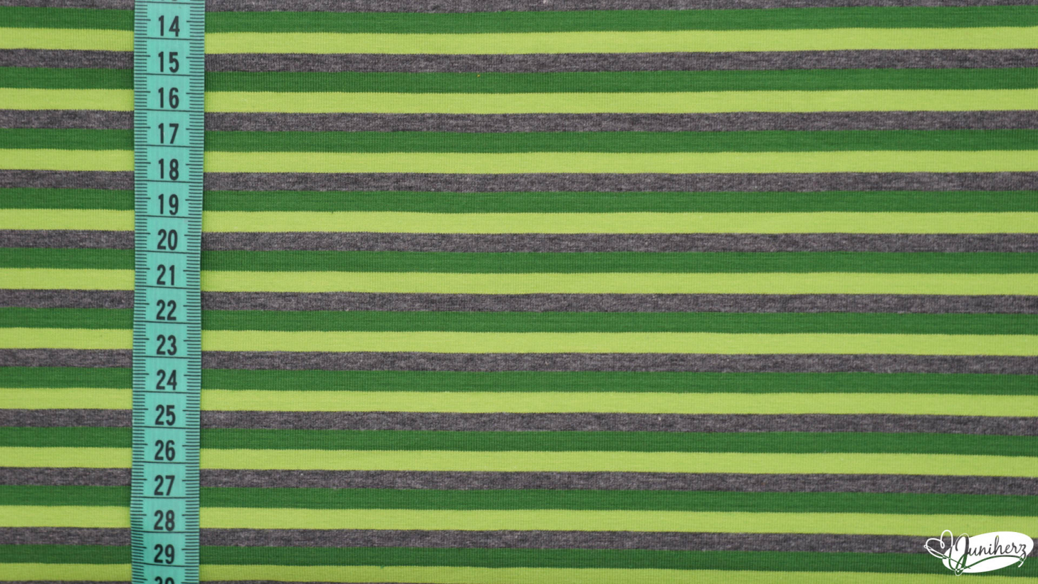 JERSEY - green stripes - dunkelgrün - grün - grau